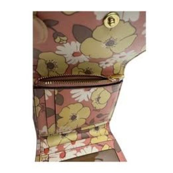 Coach Women’s Beige Leather Tote Bag w/ Matching Wallet Pre-Owned - Picture 9 of 10